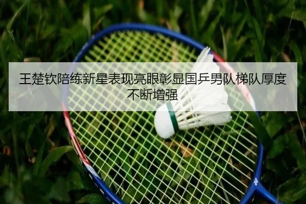 王楚钦陪练新星表现亮眼彰显国乒男队梯队厚度不断增强